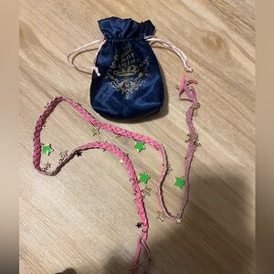 Kidada Disney Couture Tinkerbell Pink and Green Star Bracelet